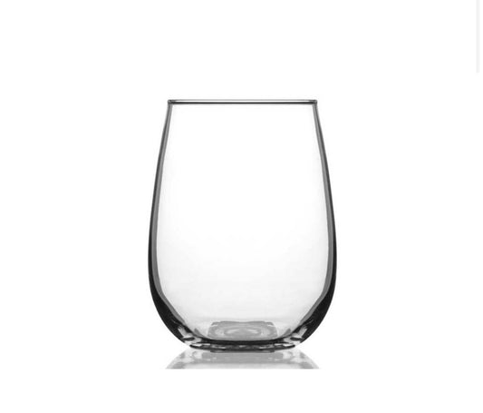 Custom Stemless Wine Glass
